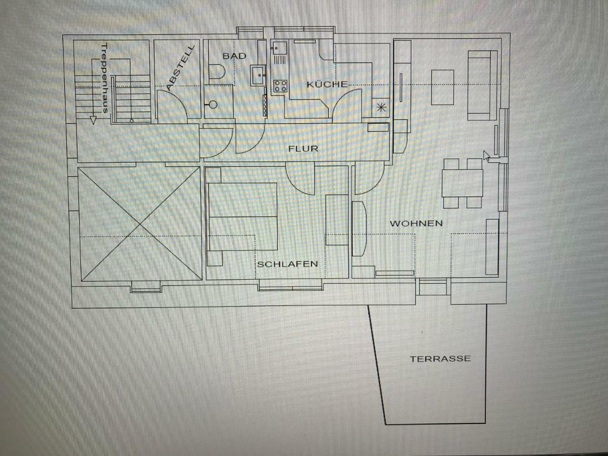 Peedy'S Luxurioese 60M² Wohnung Mit Balkonterrasse Stade Luaran gambar